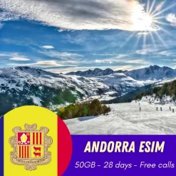 Andorra 50GB 28 days free call